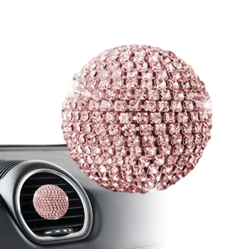 

Car Vent Perfume Clip Auto Perfume Decor Clip For Air Vent Sparkling Rhinestone Vehicle Interior Decoration For Trucks RVs SUVs
