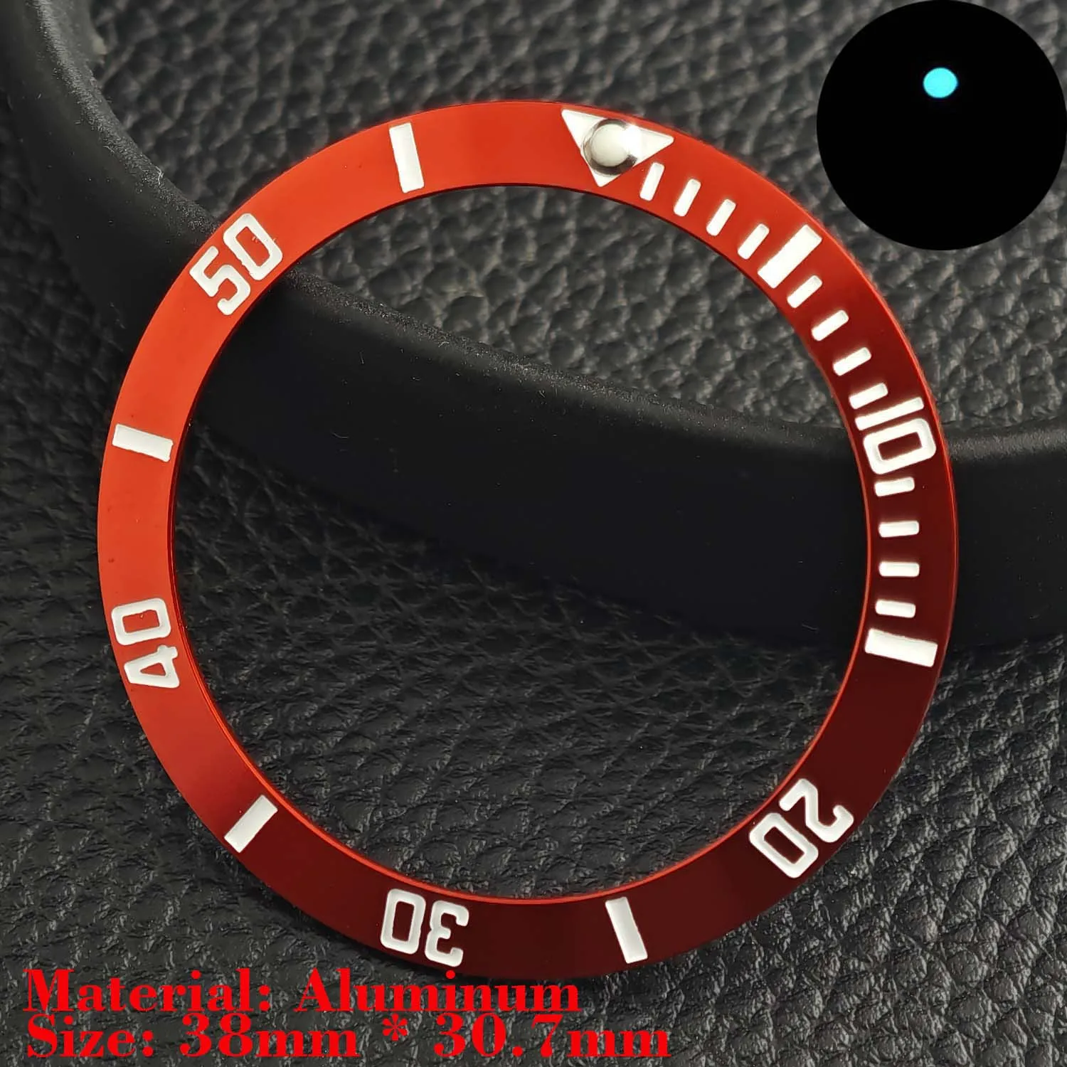Ceramic Luminous Bezel Insert for Men's Watch - Premium Replacement Accessory