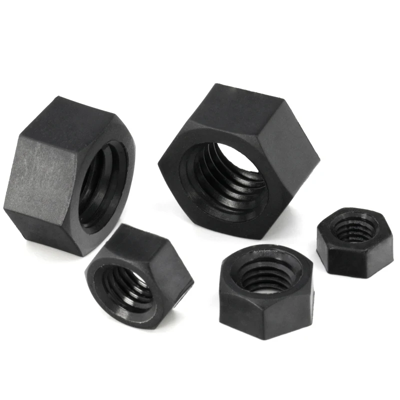 10/ 50PCS M2-M16 Nylon Plastic Hex Nuts DIN934 For Heat/ Elctricity Insulation