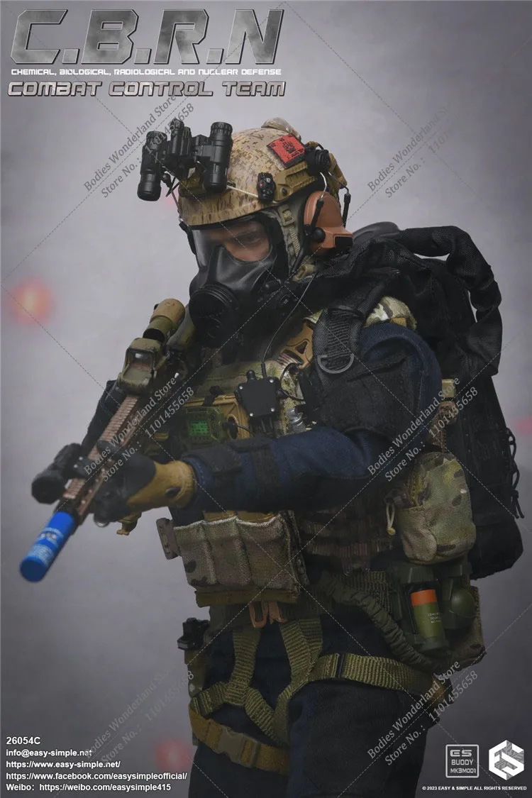 Easy&Simple 1/6 Scale ES 26054C CBRN Army Soldier Combat