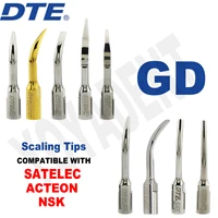 Woodpecker DTE Dental Ultrasonic Scaler Tips Perio/Endo/Scaling Tips Fit NSK SATELEC ACTEON Scaler Handpiece Dentistry Products 2