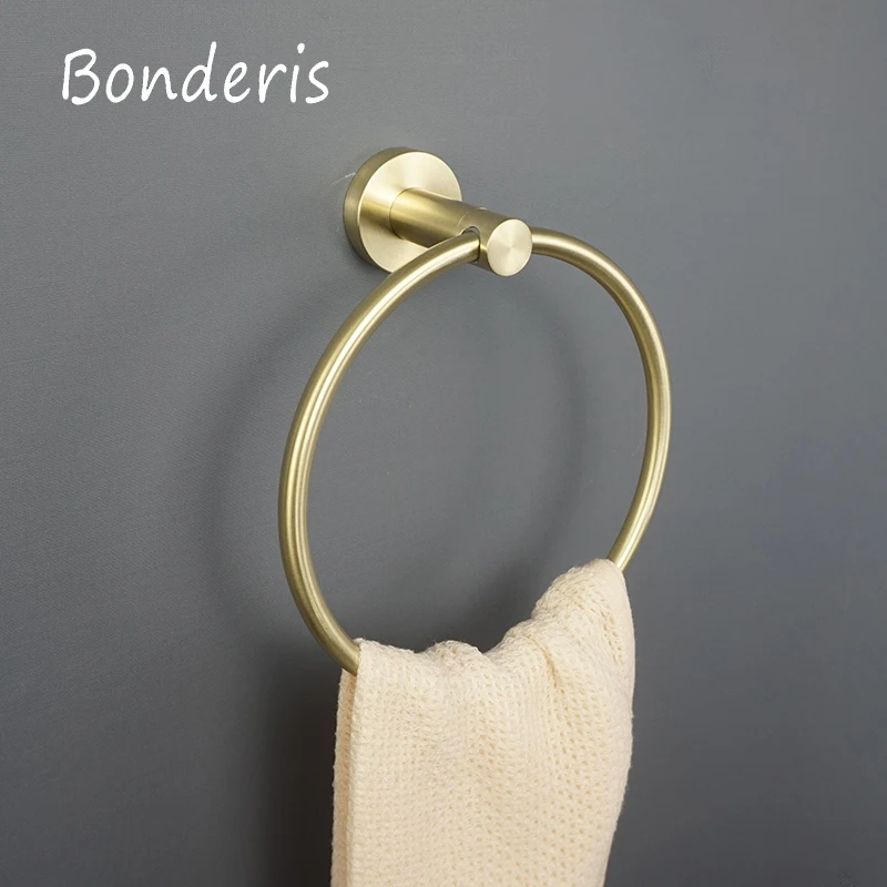 Brushed Gold Bathroom Accessories Toilet Brush Holder Paper Holder Towel Ring Bar Shelf Clothes Hook Soap Dispenser Cup Paper Towel Holder Toilet Paper Holder Towel Hook Bathroom Hardware Set Bathroom Hardware Accessories