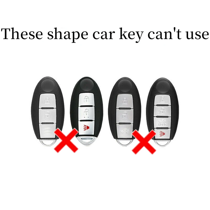 Custodia per portachiavi a distanza per auto in lega colorata di moda Gel di silice per Nissan Qashqai Altima 2022 - S64531b643501449aae5012ae06921d9cS