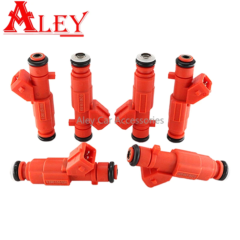 

6 шт. качественная Новинка 0280156038 60665644 60816723 для Alfa Romeo 147 156 166 GT GTV Spider для алфа Дискретная Автомобильная Топливная форсунка