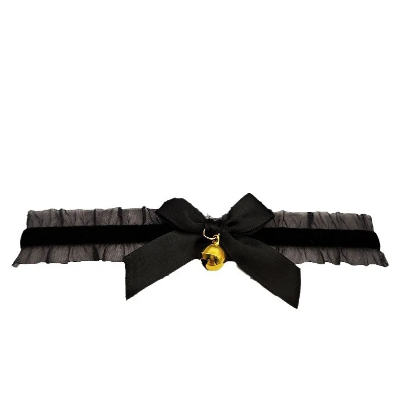 smSexy Underwear Accessories Lace Three-Piece Veil Bow Lace Handcuffs Binding Collar Female Sexy