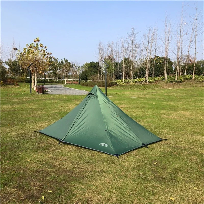 Single Person Ultralight Camping Tent Separated Dual Layer Outdoor Mesh Tent One Room One Hall 4 Season for Beach Travel camping tent portable tent