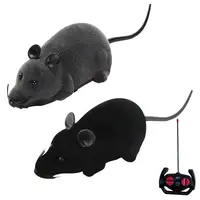 Wireless Electronic Remote Control Rat Plush Mouse Toy Squeaky Mouse Cat Toy Moving Emulation Toys Rat for Cat Interactive Toys 1