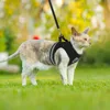 Breathable Cat Harness Escape Proof Cat Harness and Leash Set Kitten Puppy Pet Small Dog Chest Vest No Pull Reflective Chihuahua 5