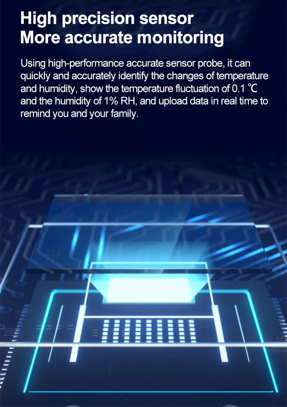 Tuya zigbee sensor de temperatura e umidade