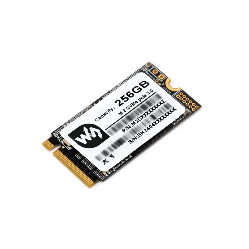 Waveshare SK M2 NVME 2242 128GB / 256GB / 512GB High-speed Solid State Drive, High-speed Reading/Writing