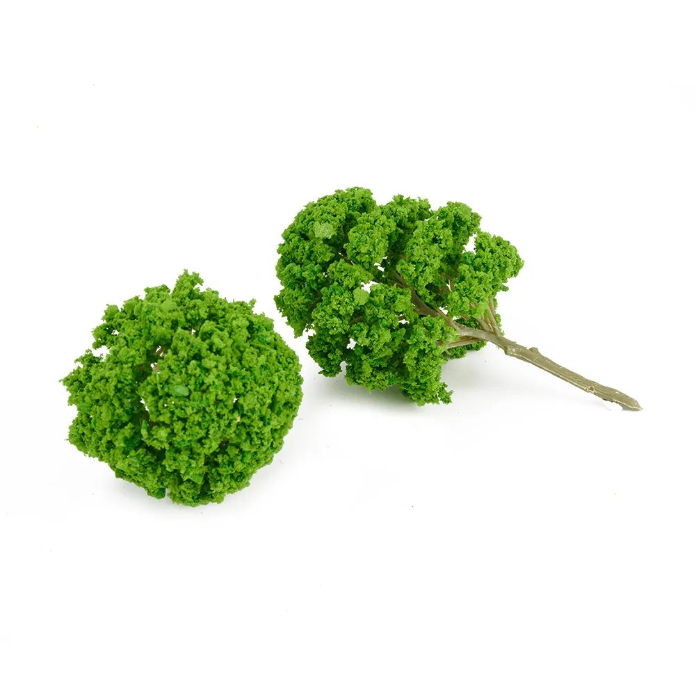 

5*Plastic Model Trees Artificial Tree Train Railroad Scenery Architecture For Kid Tree 1:50 - 75 Scenery Landscape Toys
