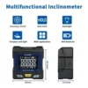 SHAHE Digital Electronic Level and Angle Gauge With Measure 4 * 90 and 2 *180 Degree Ranges Flip Up Display Angle Protractor 3