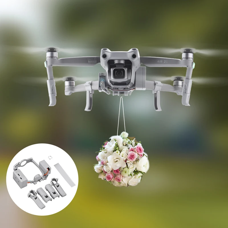 

Airdrop система для DJI Mavic AIR 2/2S Дрон рыболовная приманка обручальное кольцо подарок спасательный ТРОЛЛЕР аксессуары для дрона