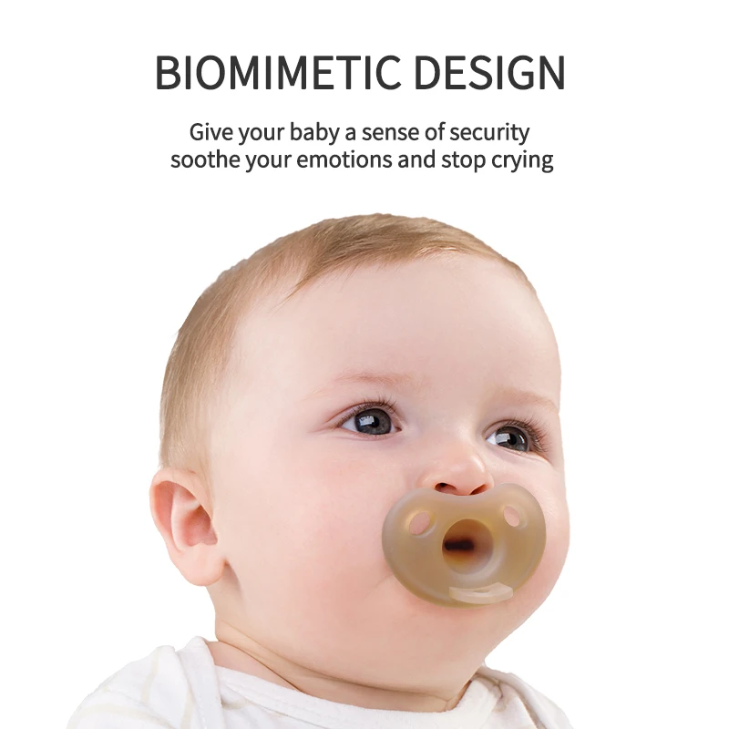 1 Pcs Baby Pacifier For Daily Use Soothing Round Head Design Baby Reborn Silicone For Accessories Newborn Silicone Pacifier