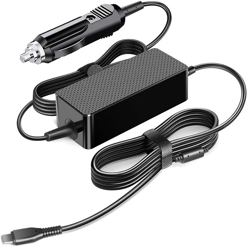 100W 12-24V DC Adaptateur Universel USB-C Chargeur de Voiture PC