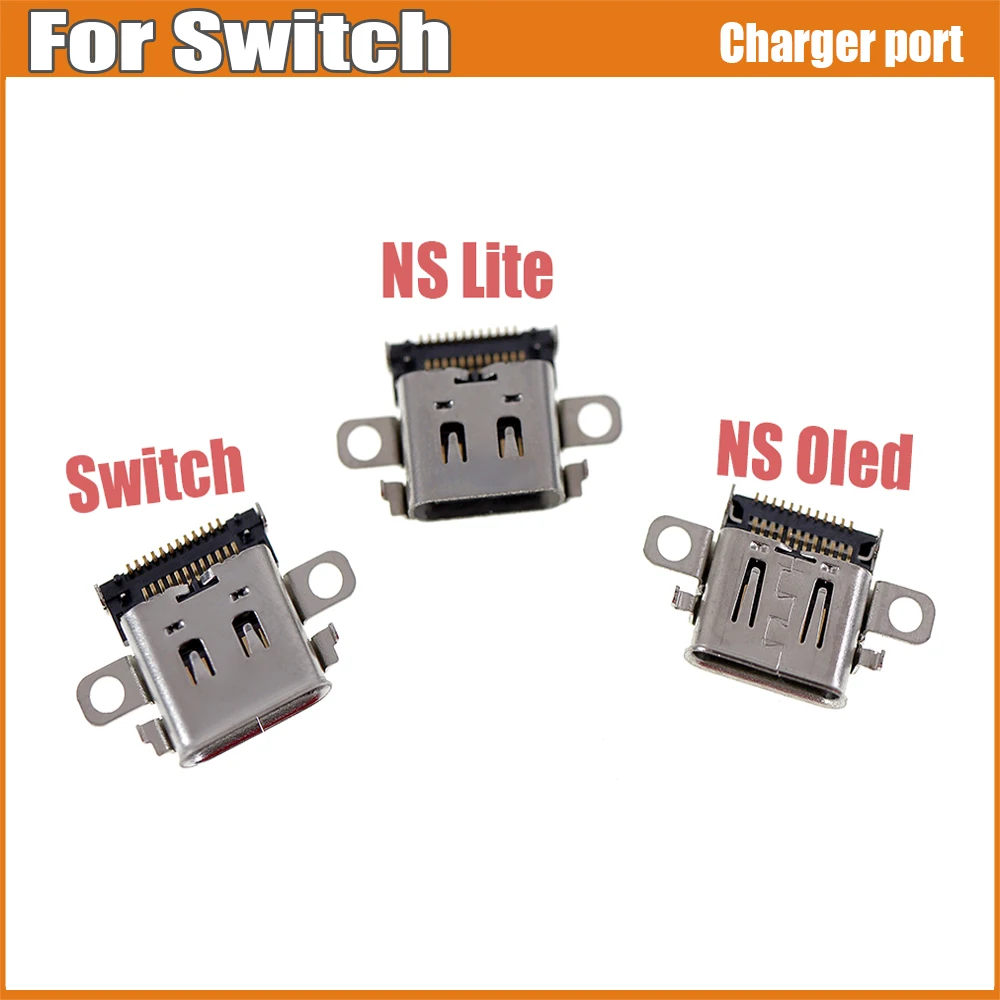 10PCS Original New Charging Port Type C Socket USB Connector For Switch 10pcs-original-new-charging-port-type-c-socket-usb-connector-for-switch