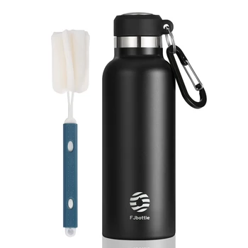 FEIJIAN Thermos bouteille d'eau Portable tasse thermique en acier inoxydable flacon anti-fuite Mini 500ML/600ML 1