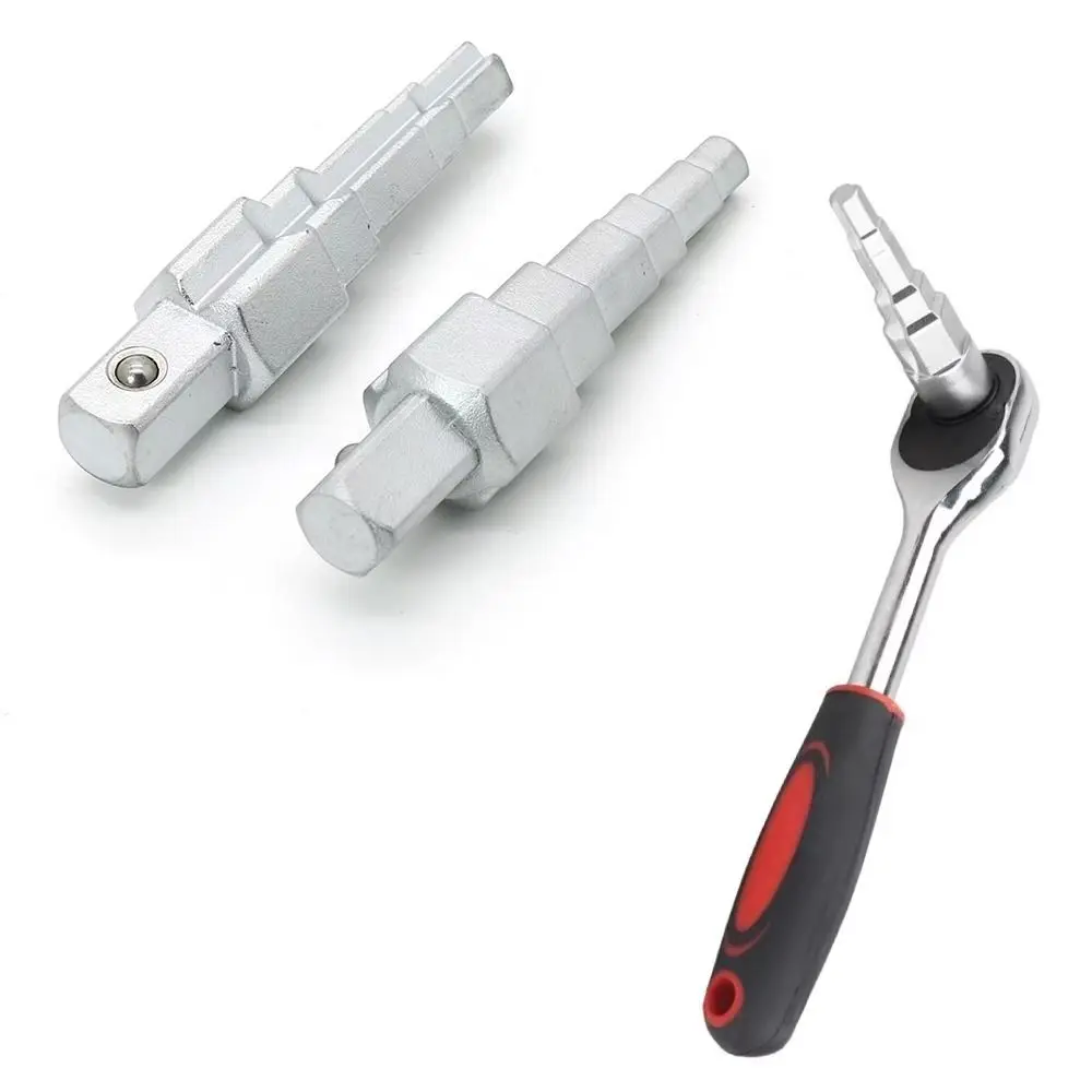 Durable 1/2inch Radiators Wrench Carbon Steel 5 Stage Nipples Radiator Easy Operation Ratchet Radiators Home Supplies