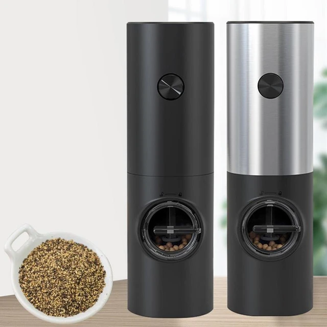 Electric Automatic Mill Pepper And Salt Grinder USB Charging Spice