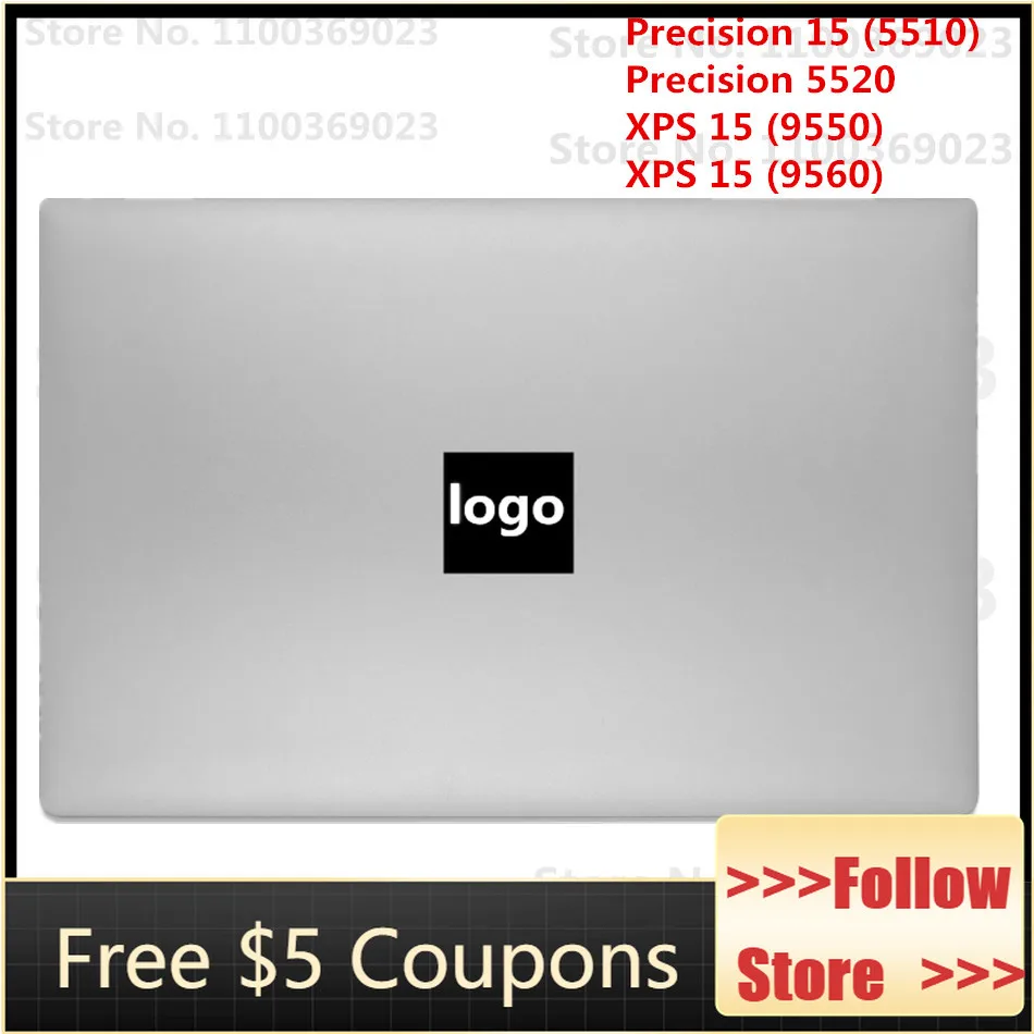 

for dell Precision 15 5510 5520 XPS 9550 9560 15.6" LCD Back Cover Lid Assemblyfor