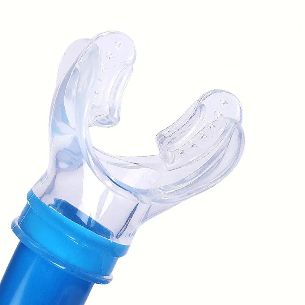 Wet Training Swim Snorkel Lap Swimming Snorkeling Gear Front ComfortableMounted Silicone Mouthpiece Kid/Child