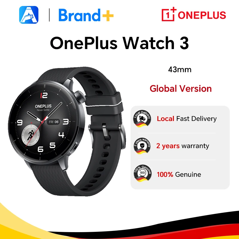Smartwatch OnePlus watch 3 global version z EU za $138.25 / ~512zł