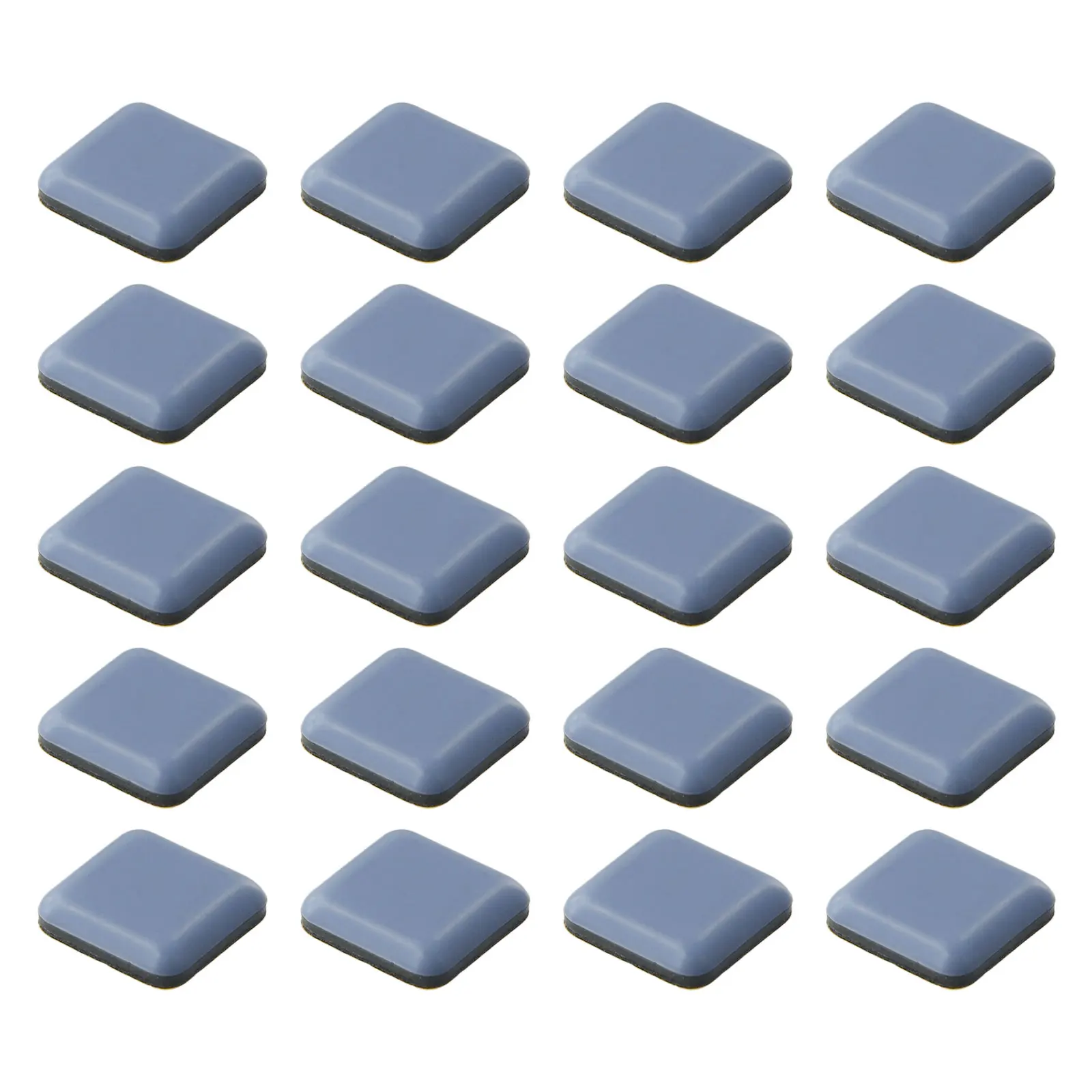 

Household Hardware Furniture Sliders Home Room Hot Sale Easy Installation Moving Easily 25x25mm Blue Self Adhesive