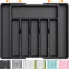 Silverware Drawer Organizer Expandable Utensil Tray for Kitchen Adjustable Flatware and Cutlery Holder for Spoons Forks Knives 1
