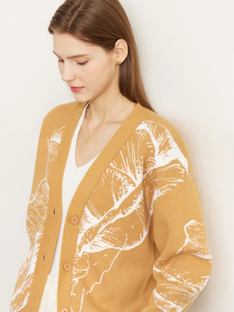 

AMII Minimalism New Knitted Cardigan 2022 Autumn Women V-Neck Korean Fashion Sweet Commuter Warm Loose Sweater Tops 12280040