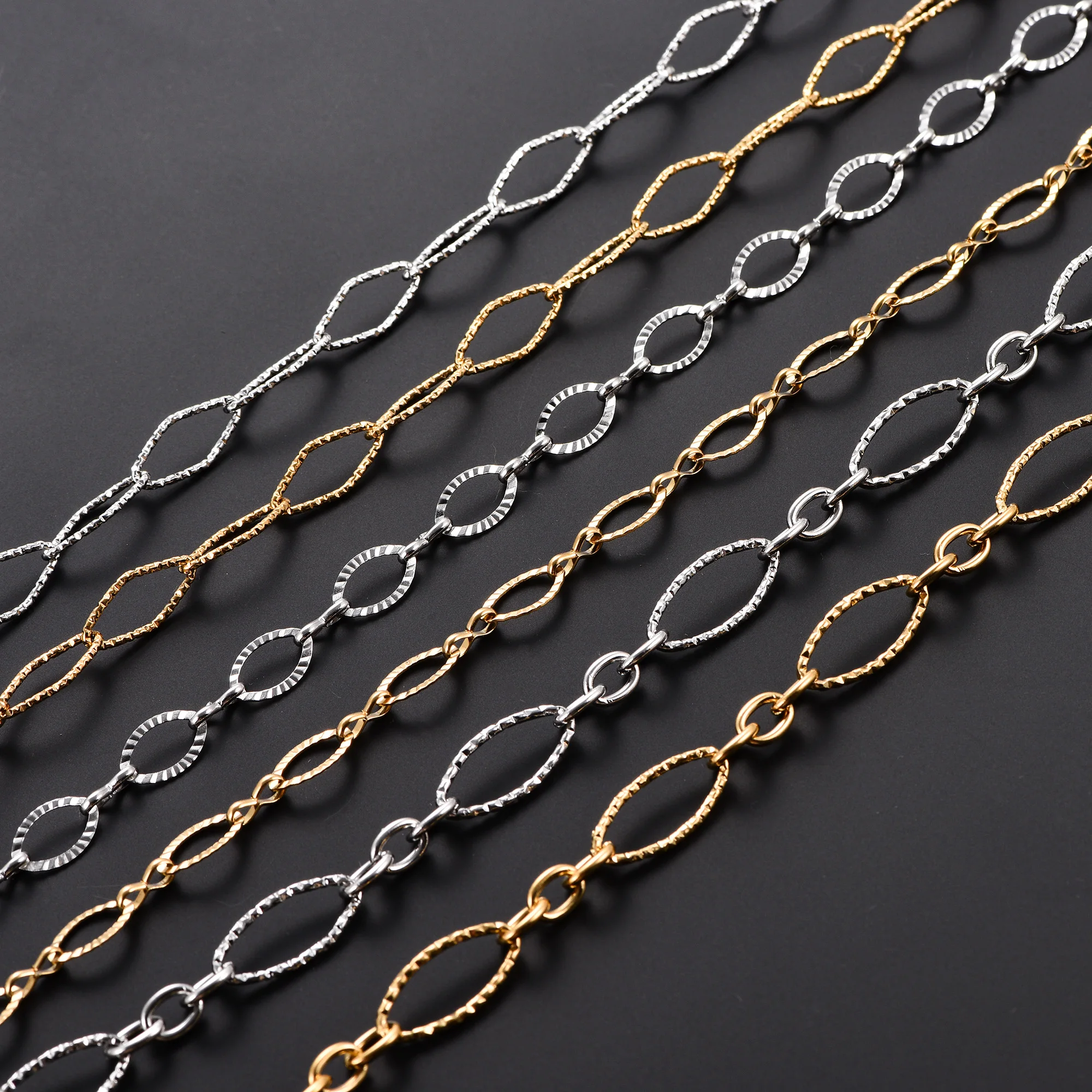 PlatiNum Stainless Steel Necklace - Chain detail