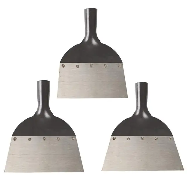 Szén Acélkert Kézműves Lapos Fej Kertészeti Lapáttisztító Trágya Jégtelenítés Távolítsa El A Kis Hirdetési Matricákat - Image 5