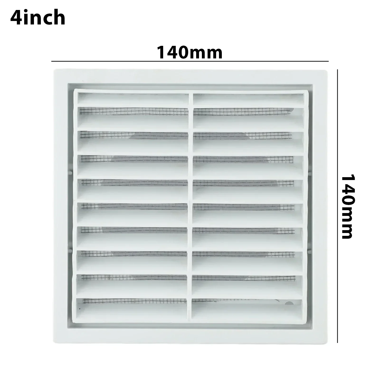 Plastic Grille Air Exhaust Outlet Fresh Air Vent Fans 100/125/150mm For Clothes Dryers Furniture Hardware Home Improvemnt 1pc