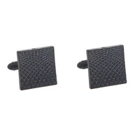 2pc/set Square Men's Cufflinks Simple Geometric Stripes Metal Cufflinks Men's shirt Tie Clip Cufflinks Party Jewelry Set Gifts 6