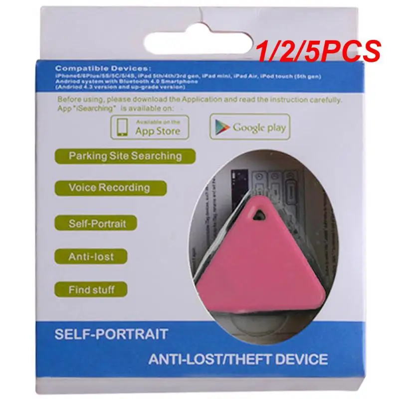 1/2/5Pcs Mini Dispositivo Di Localizzazione Air Tag Key Child Finder Pet Tracker Posizione Smart Gps Tracker Car Pet Vehicle Anti