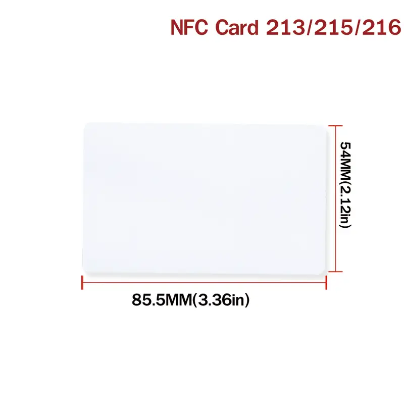 10/50pcs NFC Ntag216 Ntag215 Ntag213 White Card TAG ISO14443A RFID Cards Ntag 213 Chip for all NFC enabled phones - Image 5