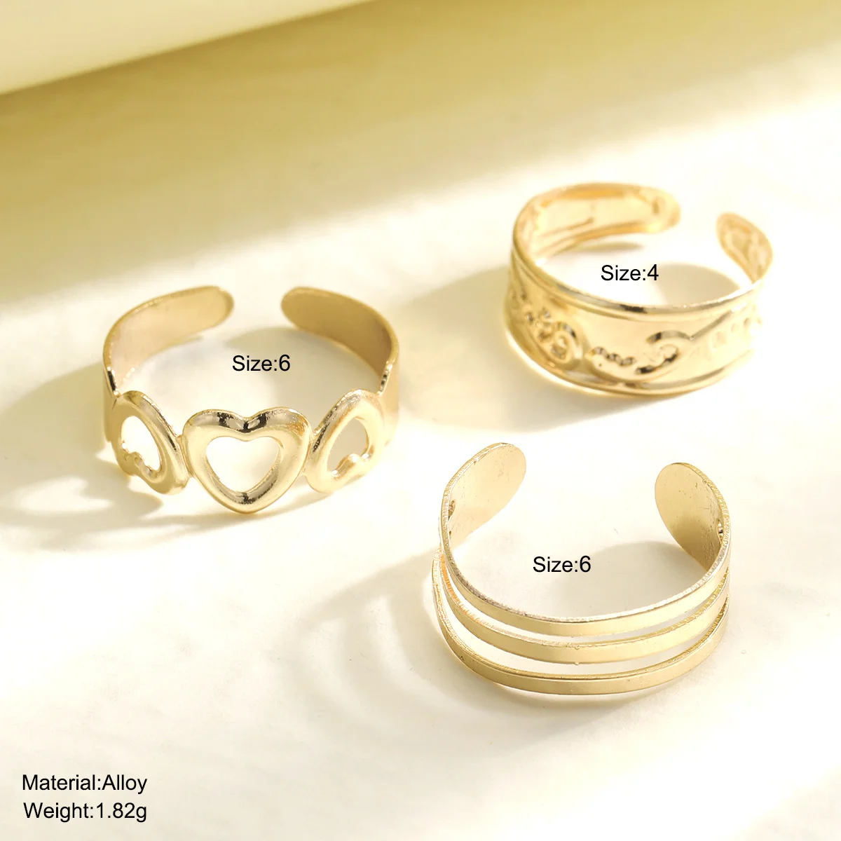 Bagues De Pied En Or 14 Carats Pour Femmes – Lot De 5 – Résistantes à L’eau – Pour été, Plage, Sandales – Bijou Détail Glamour