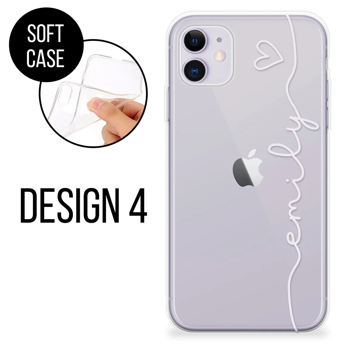 Yoedge Trasparente Cover Personalizzata Custodia per iPhone 13 Pro 6,1 Personalizzato con Foto Testi Disegni, Personalizza Custodia con Immagine, Antiurto Personalizzabili Case per iPhone13 Pro
