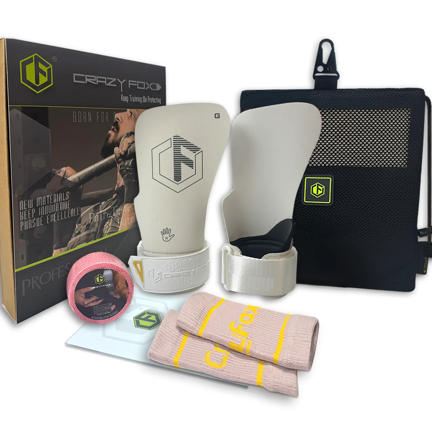 Crazyfox Grip de Ginástica para Treino Cross Training - Proteção