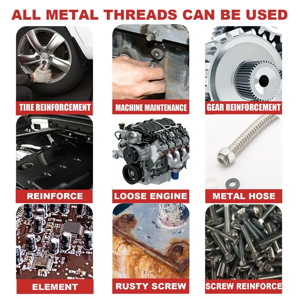 Description Picture 4 of item50ml Metal Glue Screw Glue Repair Sealant 50ml Multifunctional Super Glue Adhesive Home Supplies Screw Accessories