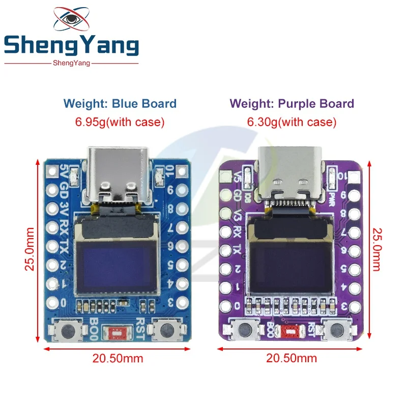 Binghe 3 pièces ESP C3 Carte de développement, ESP 32 C3 DevKitM 1 ESP