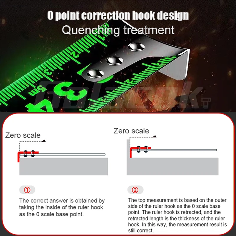 3/7.5/10/5M Meters Tape Measure Toughbuilt Measuring Tape Construction Measure Site Measuring Construction tools Instrument measuring tape