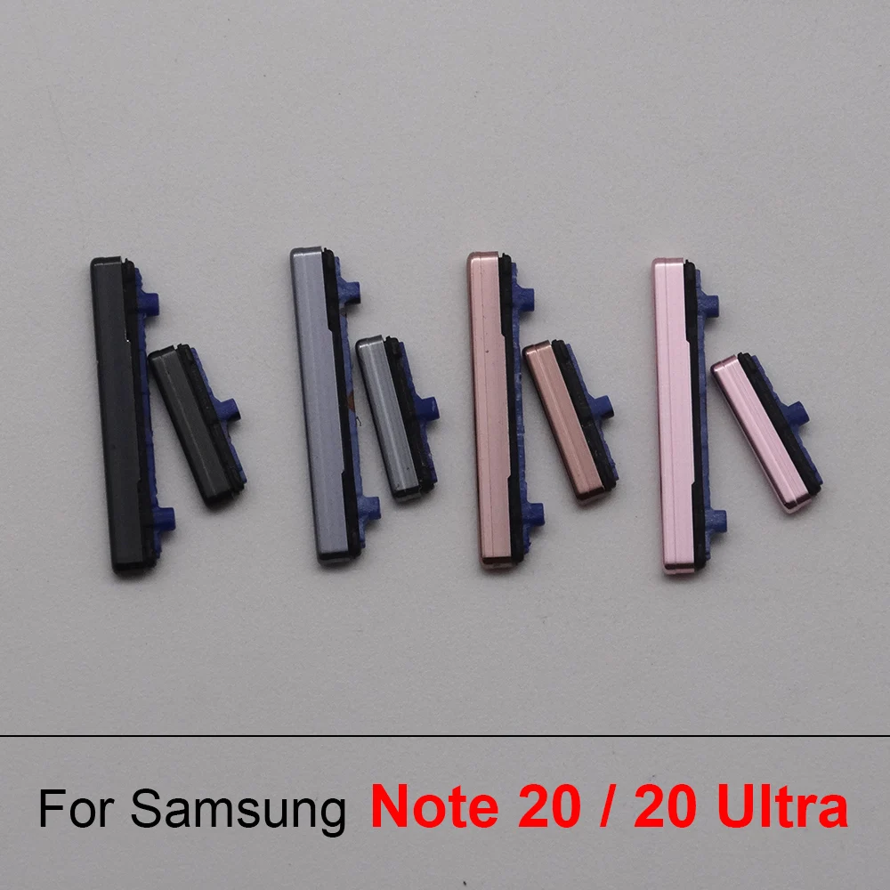 Phone Switch Key Power Volume Control Button For Samsung Galaxy Note 20 Note20 / Note 20 Ultra Note20U On Off Volume Side Button