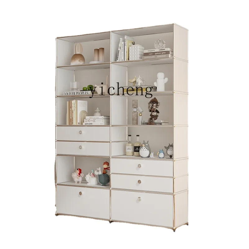 Zfstainless Steel Usm Display Libreria Moderna E Minimalista Ins Office File Decoration