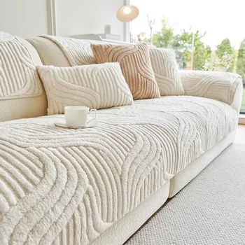 Wave Striped Sofa Cover 1