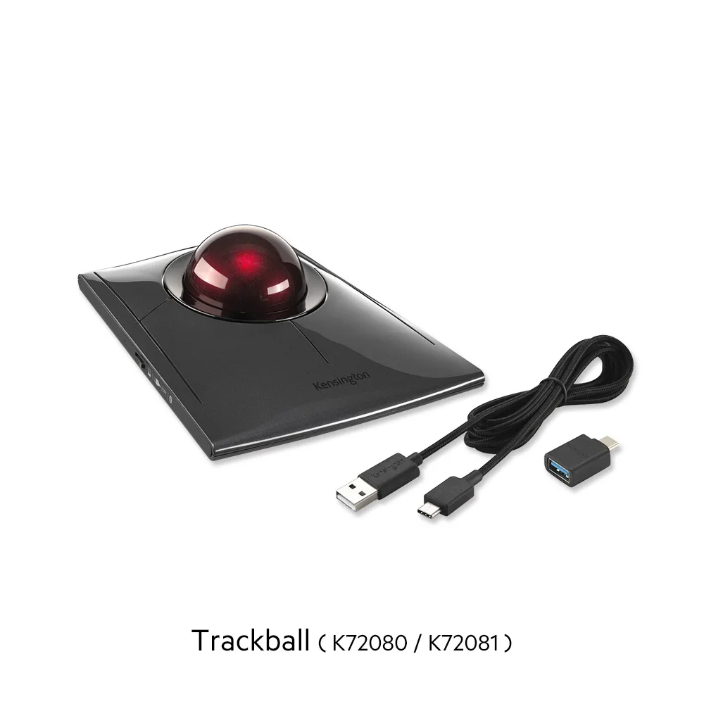Kensington Trackball Maus Wireless/Wired Slim blade Pro für die 