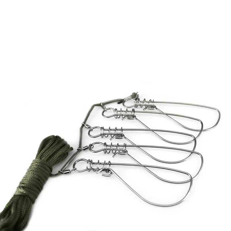 Fishing Tackle 5 Meters Kukan Carp Fishing Accessories Stainless Steel Sea River Fish Lock