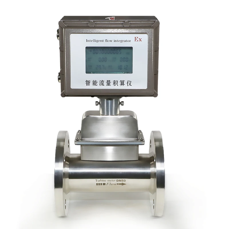 

Shanghai CIxi High Pressure Measurement Air Flow Meter Natural Gas Turbine Flow Meter For Gas