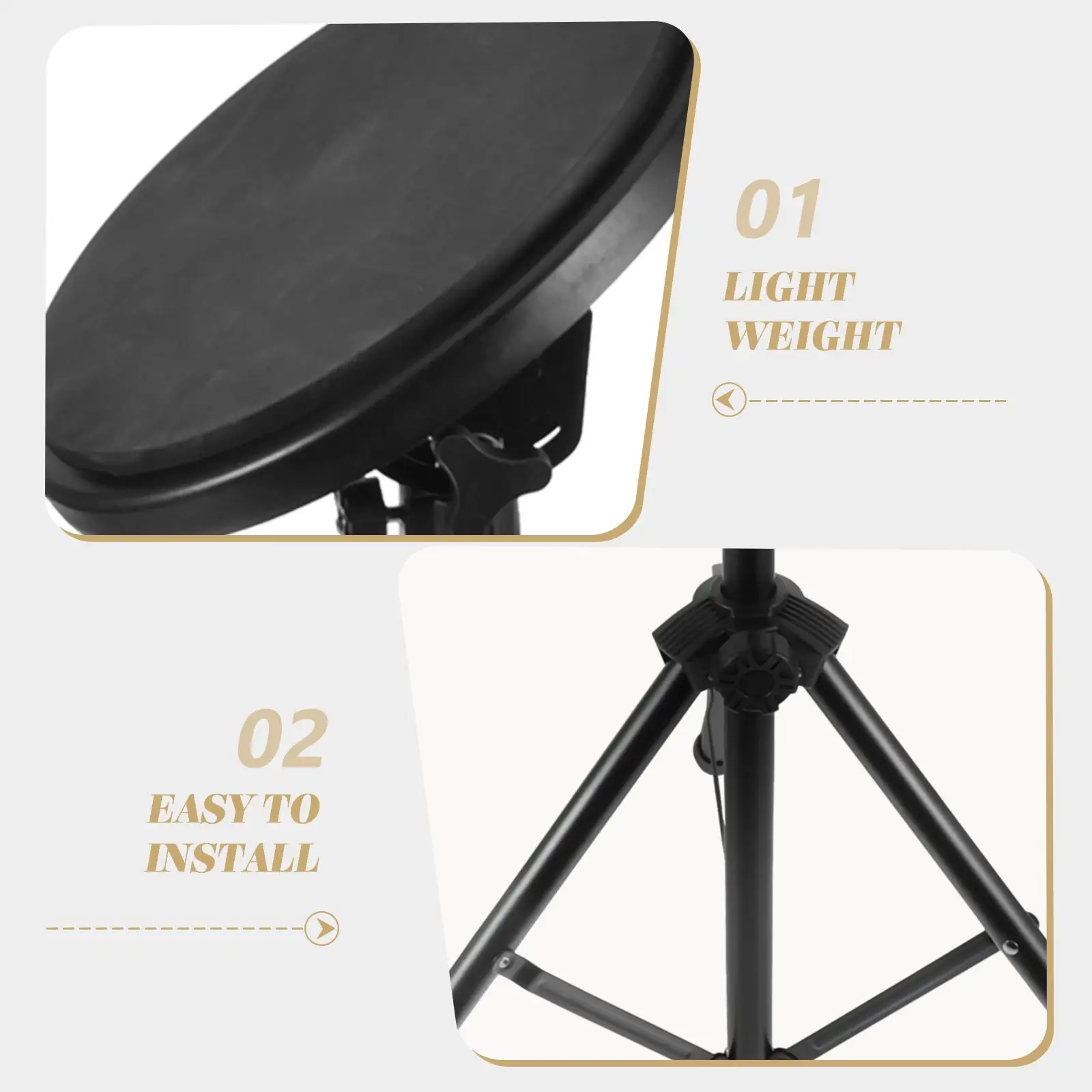 8 Inch Drum Practice Pad Kit For Professionals Silent Snare Drum Mat Soundproof Electric Mats Musical Instruments