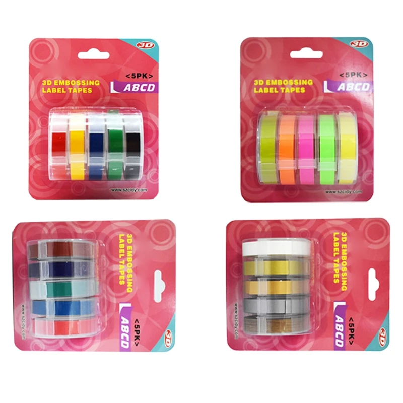 

5pcs Label Tape 9mm for 3m Price Label Compitable with Majority Label Printer