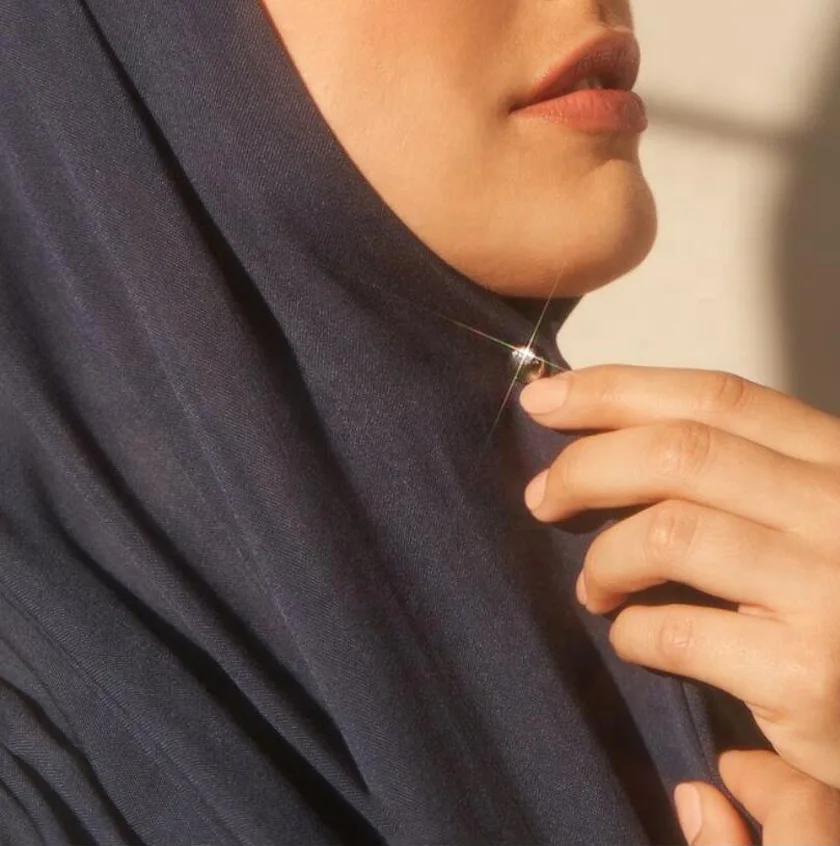 broche lenço xale cachecol muçulmano hijab pinos
